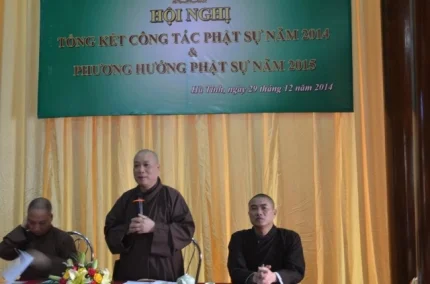 GHPGVN tỉnh Hà Tĩnh tổ chức Hội nghị tổng kết công tác Phật sự năm 2014